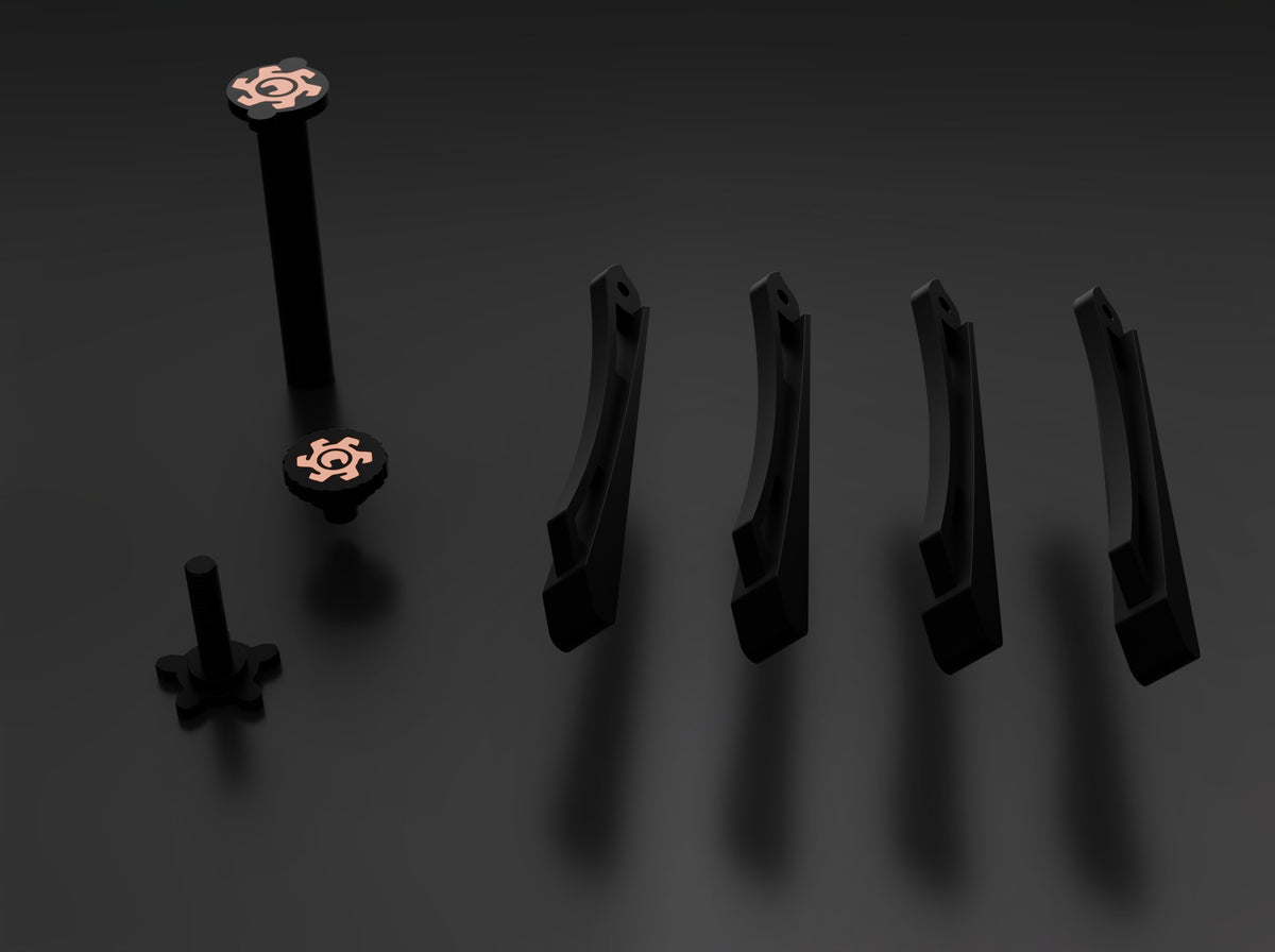 Aluminium Set · Revolut 8 — Black · Orange Logo