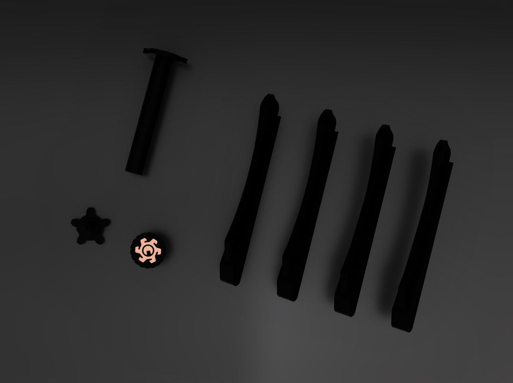 Aluminium Set · Revolut 8 — Black · Orange Logo