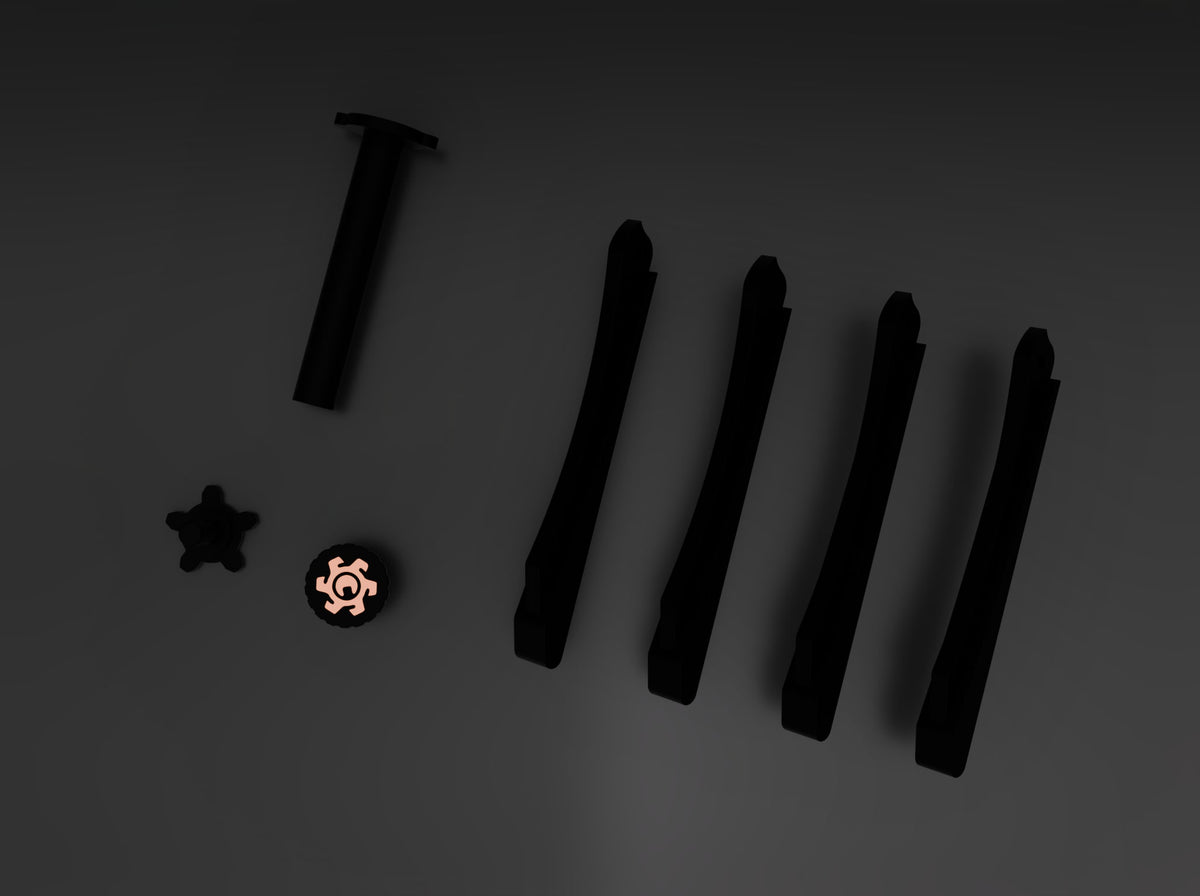 Aluminium Set · Revolut 8 — Black · Orange Logo