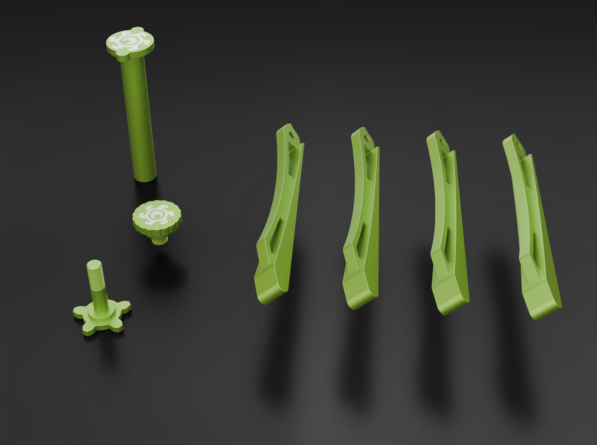 Aluminium Set · Revolut 8 — Light Green · Silver Logo