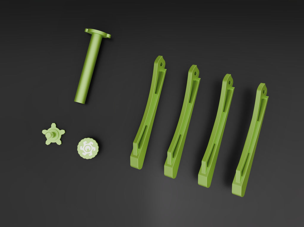 Aluminium Set · Revolut 8 — Light Green · Silver Logo