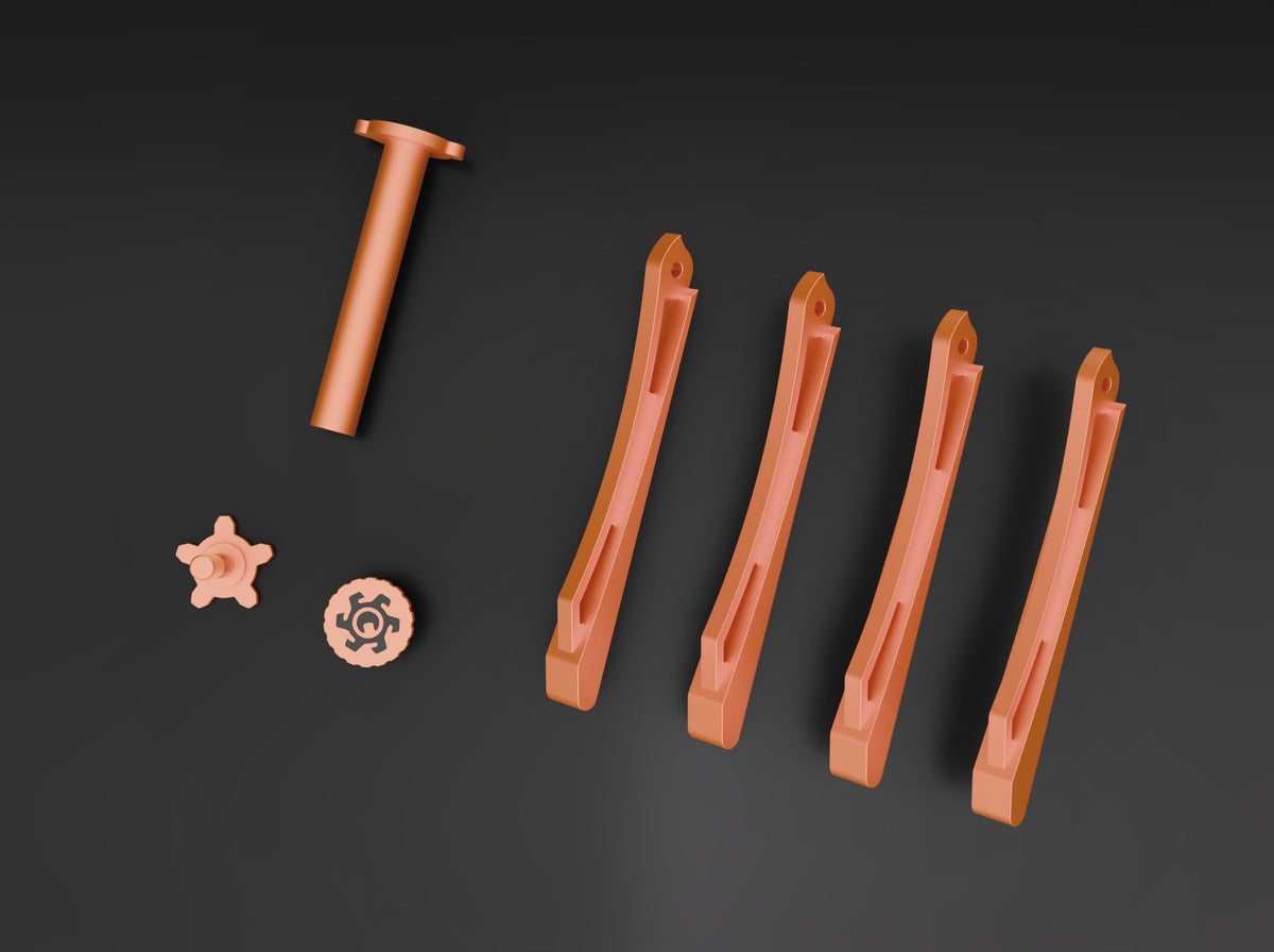 Aluminium Set · Revolut 8 — Orange · Black Logo