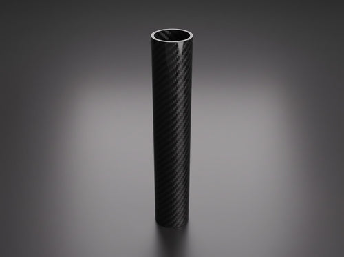 Carbon tube, black