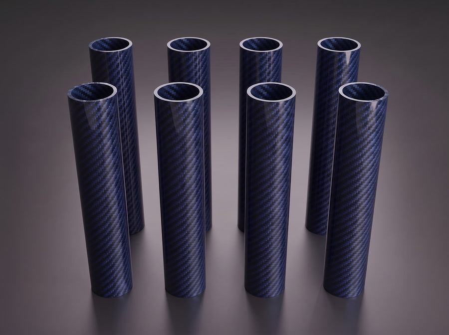 Carbon tube set, Blue